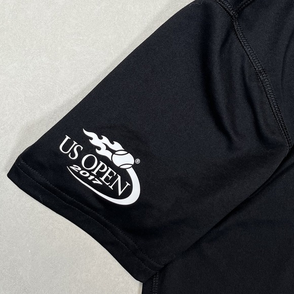 Polo Ralph Lauren 2017 US Open Tennis NYC Hard Court Black T-Shirt Men's Sz S - Picture 3 of 9